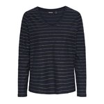 Pieces T shirt  anches Longues /Doré Femme Pieces  ilona. Coloris disponibles : Bleu