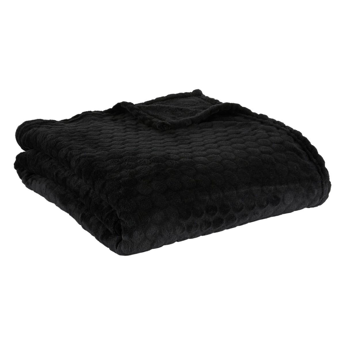 ACTUEL Plaid uni en polyester 240 gsm