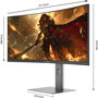 Voir la diapositive 3 : SKILLKORP Ecran PC Gamer M34 PROGRESS 34'' VA 2026