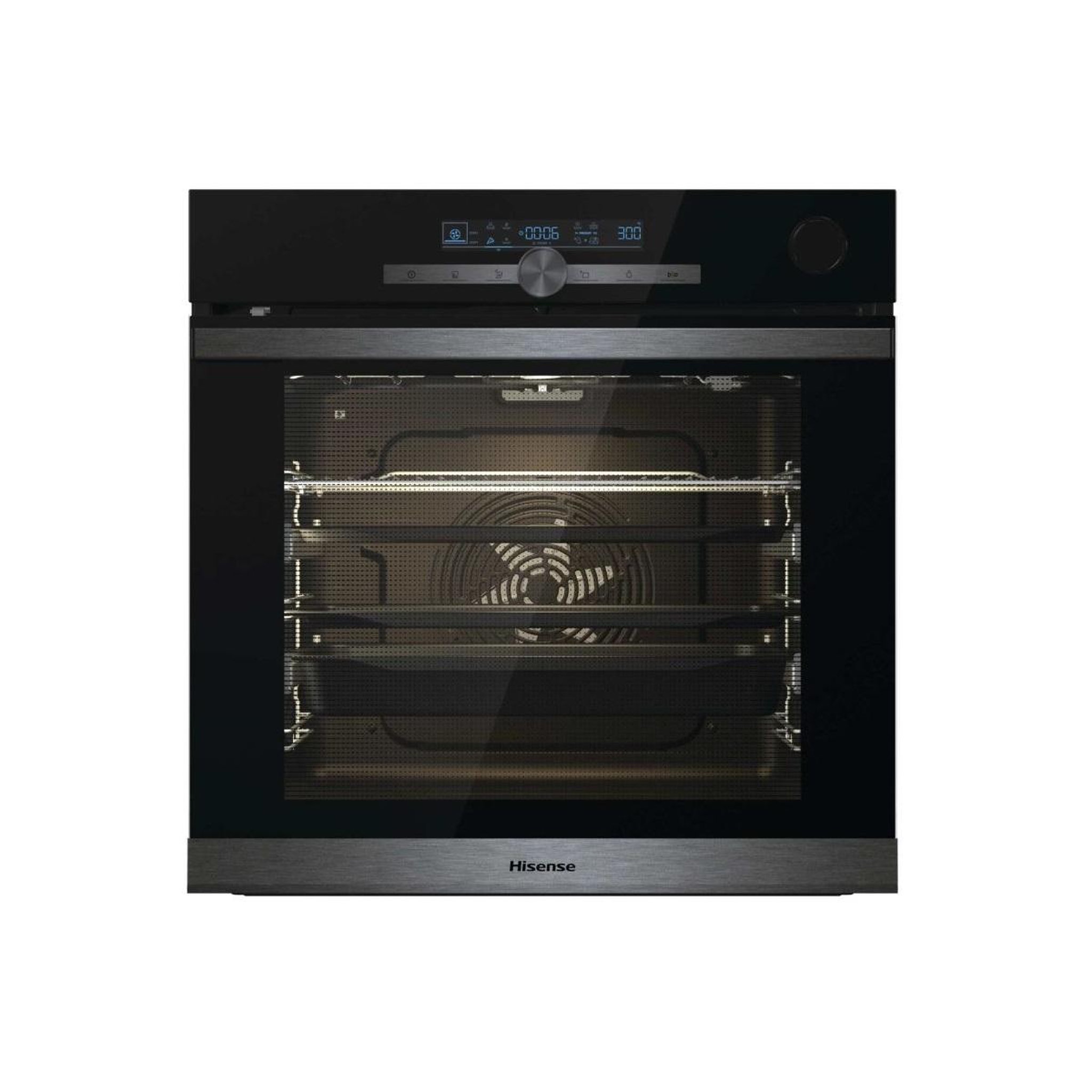 Voir la diapositive 1 : Hisense Four intégrable multifonction 77l 60cm pyrolyse noir - bsa66334pg