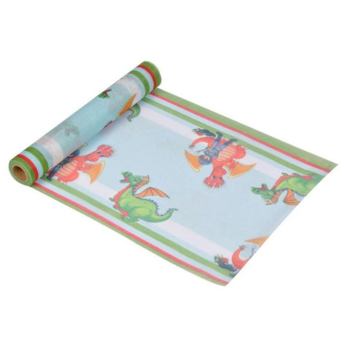 Paris Prix Chemin de Table Jetable  Chevalier & Dragon  28cmx5m Multicolore
