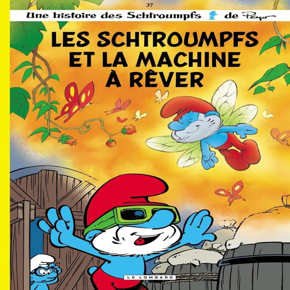 LES SCHTROUMPFS TOME 37 : LES SCHTROUMPFS ET LA MACHINE A REVER, Peyo