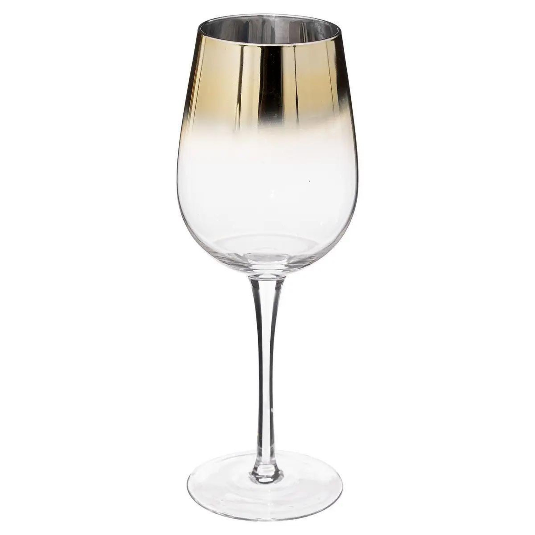 Voir la diapositive 2 : SECRET DE GOURMET Lot de 6 verres à vin  arya  38cl or