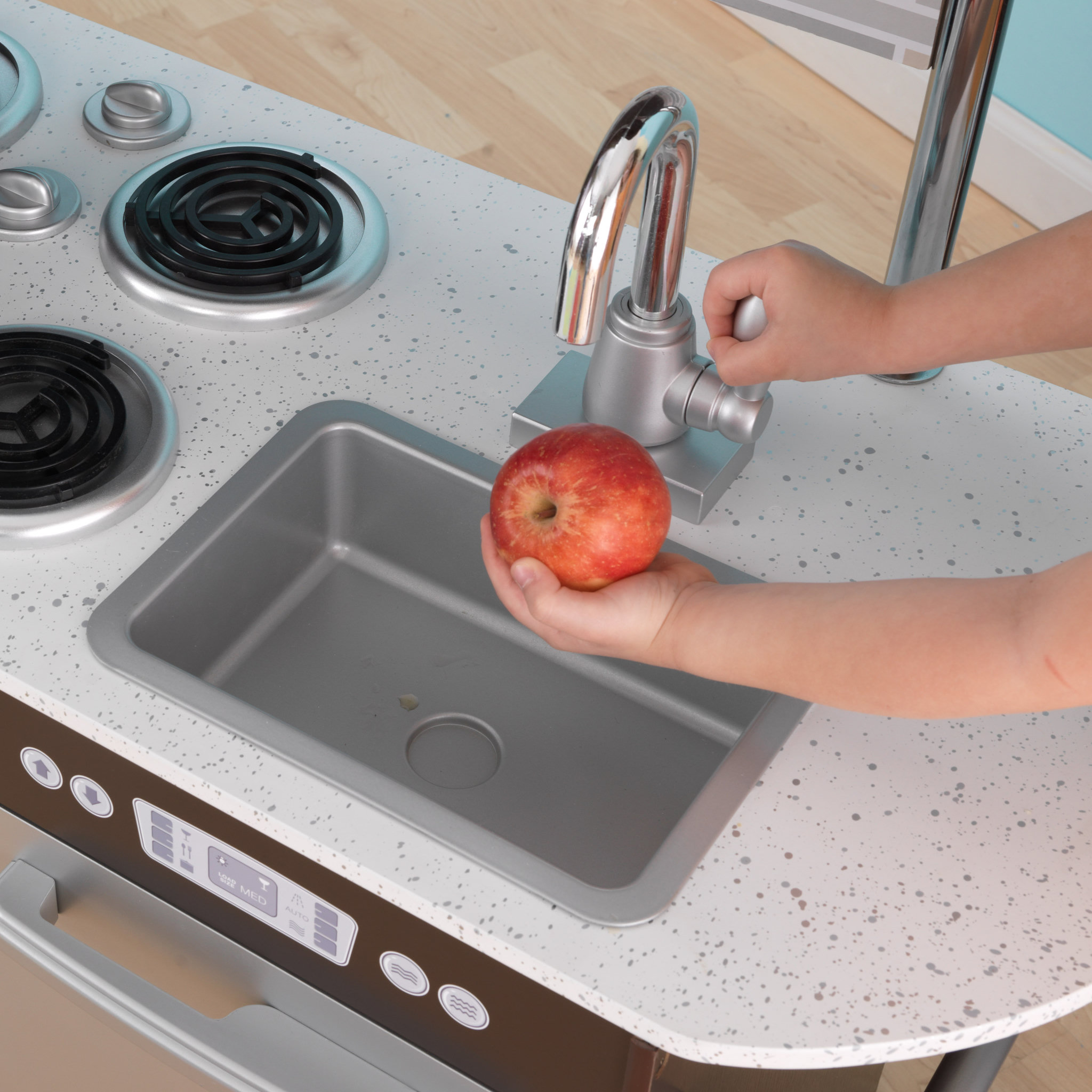 Voir la diapositive 3 : Kidkraft Cuisine Uptown expresso en bois - Jouet imitation