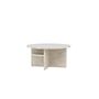 Voir la diapositive 6 : Paris Prix Table Basse Effet Marbre  Alesund   85cm Beige