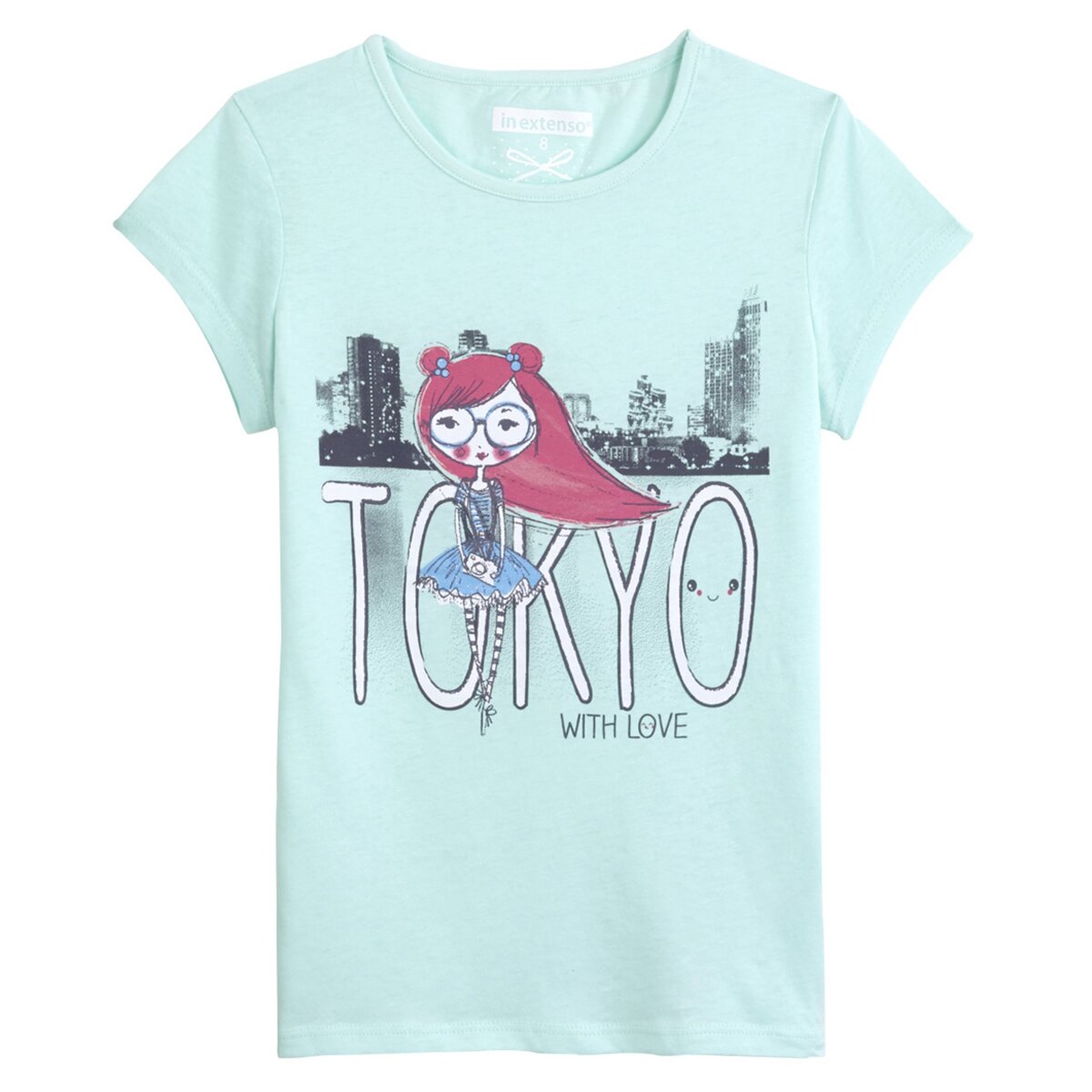 IN EXTENSO Tee-shirt manches courtes Tokyo fille