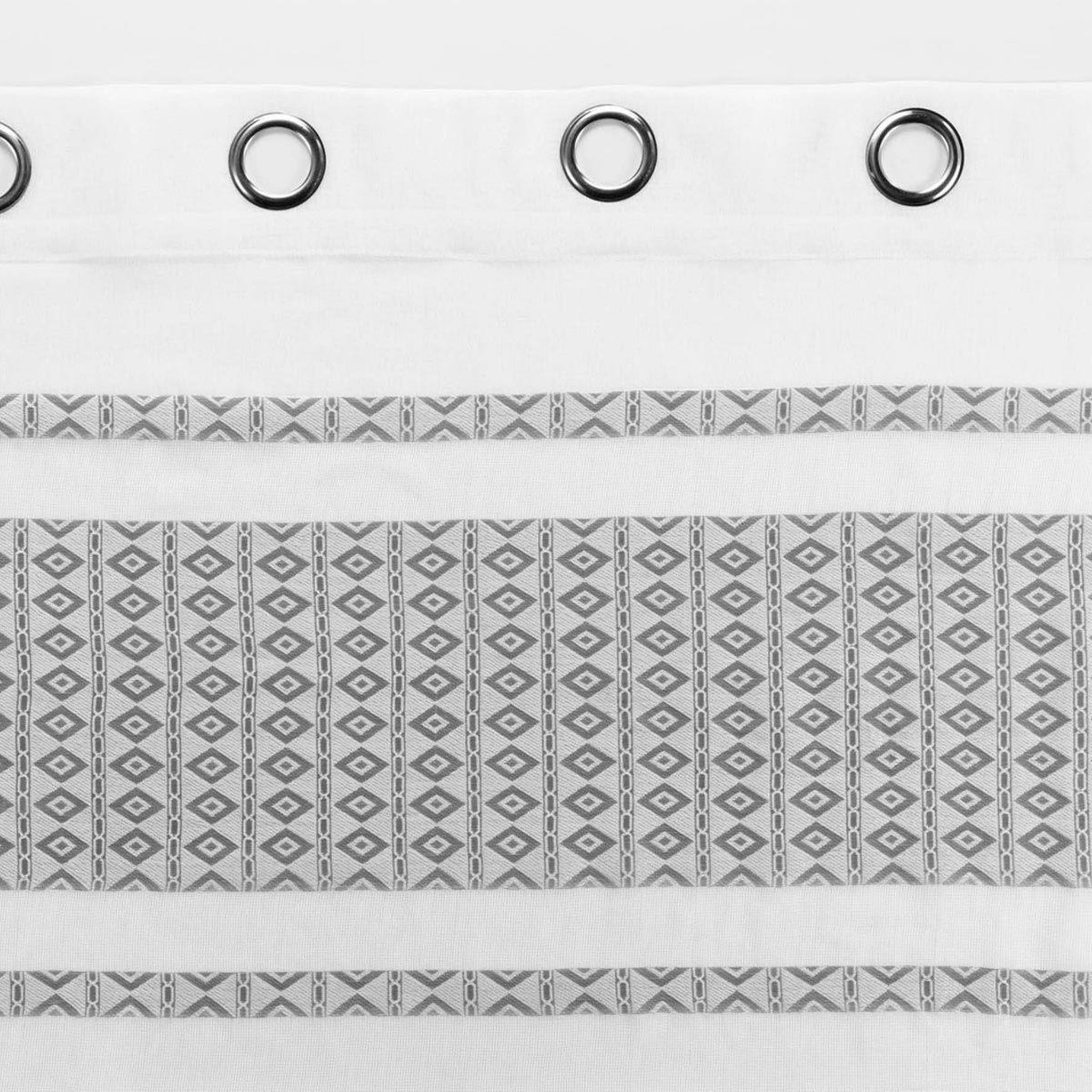 Voir la diapositive 3 : Douceur d'Intérieur Rideau voilage à œillets  storia  140x280cm blanc