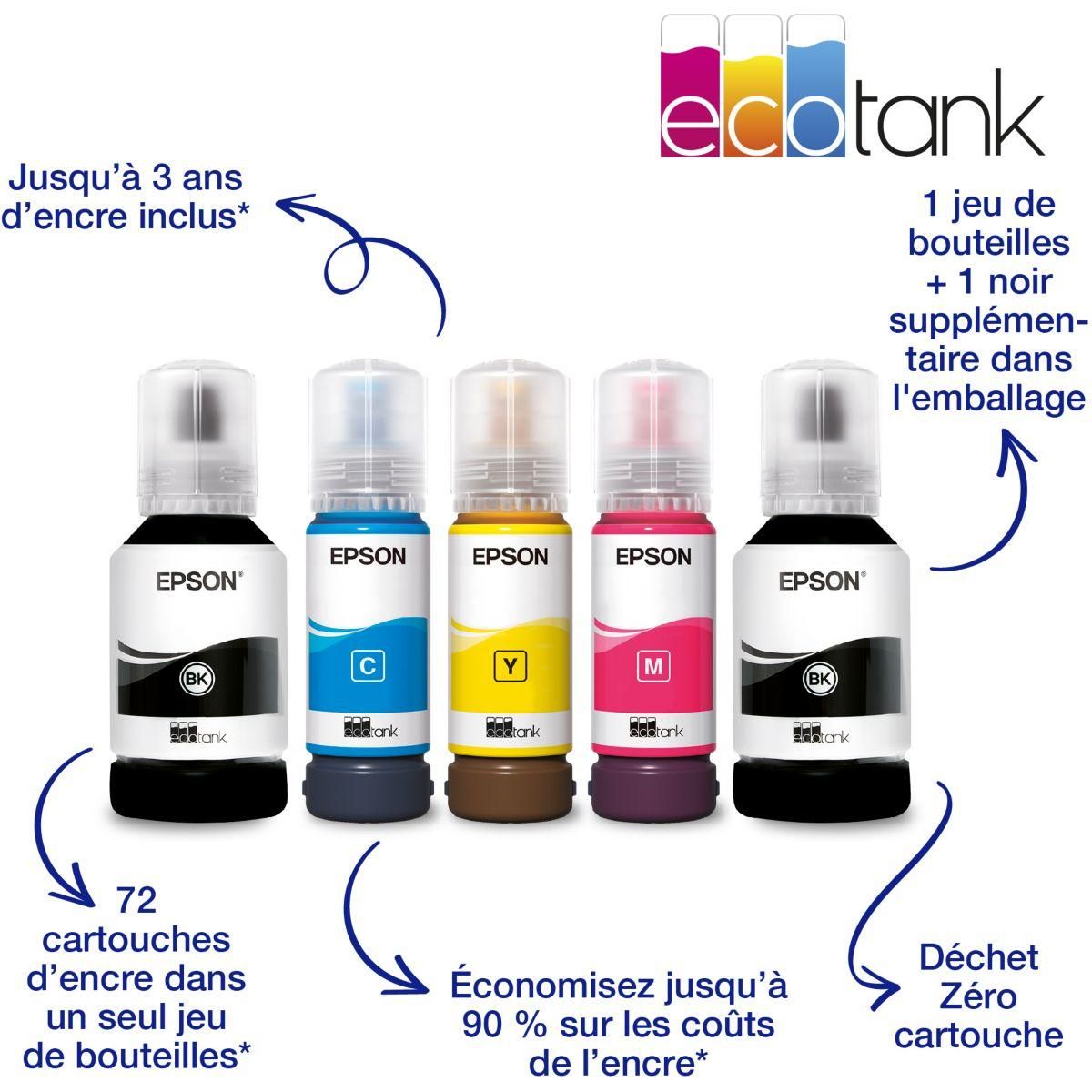 Epson Imprimante jet d'encre EcoTank ET-4856