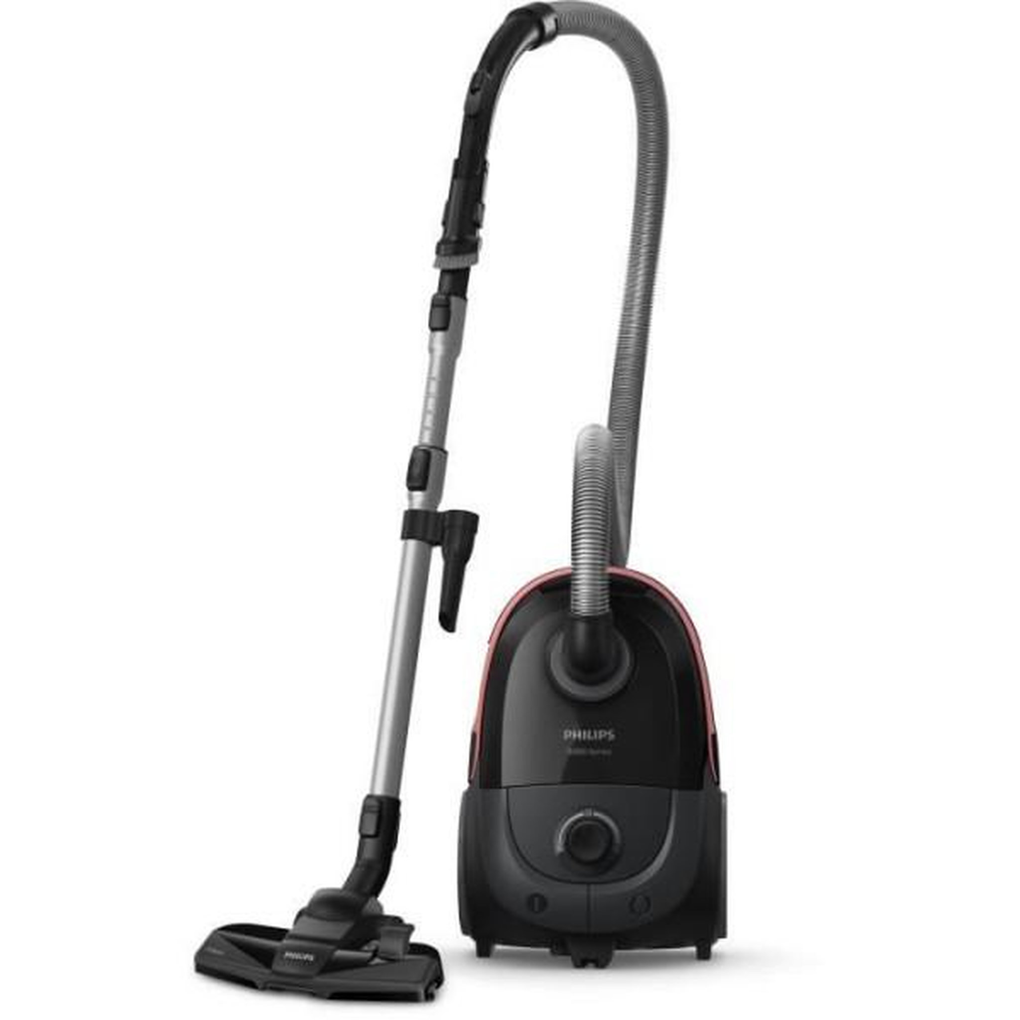 Philips Aspirateur Robot  traineau avec sac - PHILIPS - XD5123/10 - 900 W - 4 L - Noir