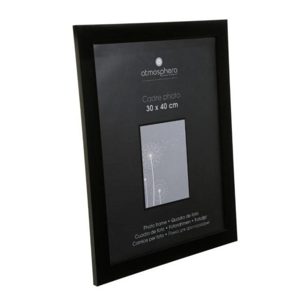 ATMOSPHERA Cadre Photo  Classique  30x40cm Noir