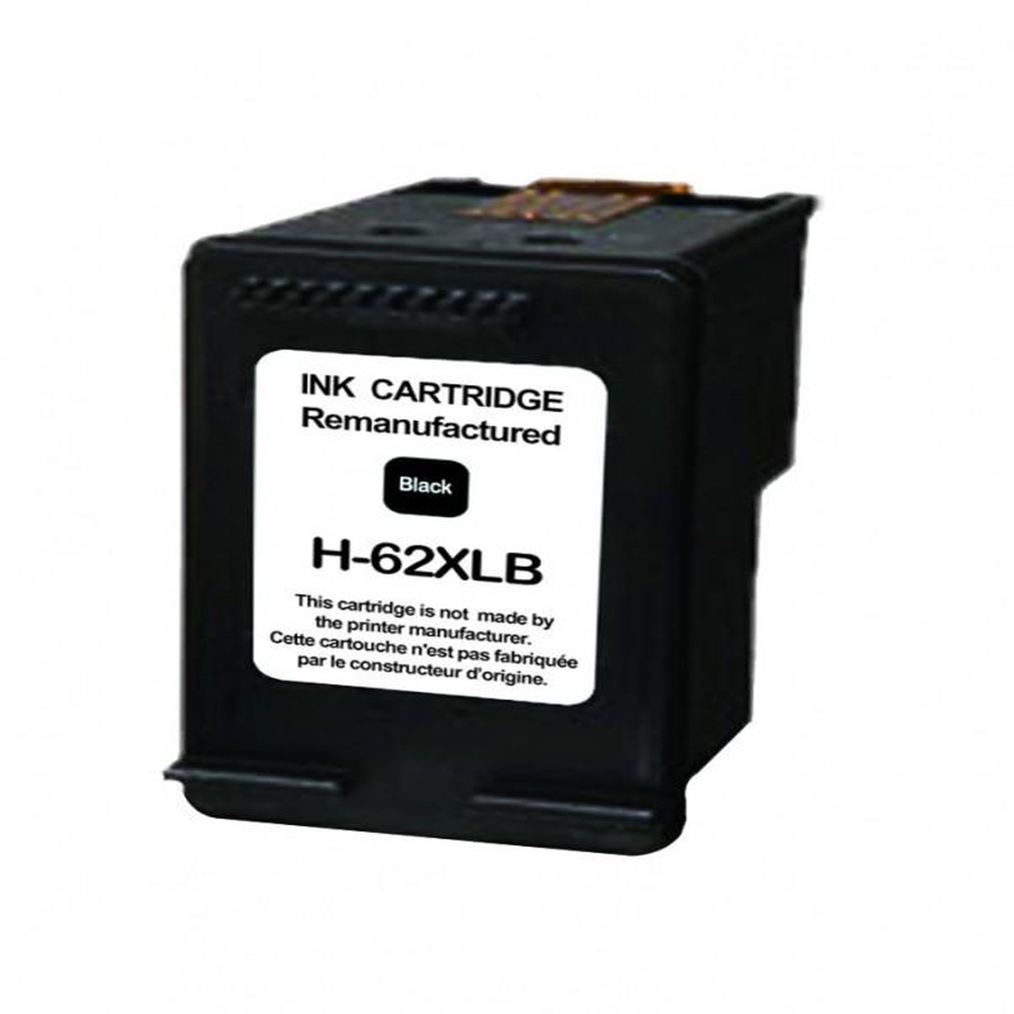 Voir la diapositive 2 : HP Cartouche d'encre uprint T3AZUR HJ62XLBUP noir compatible HP 62 XL