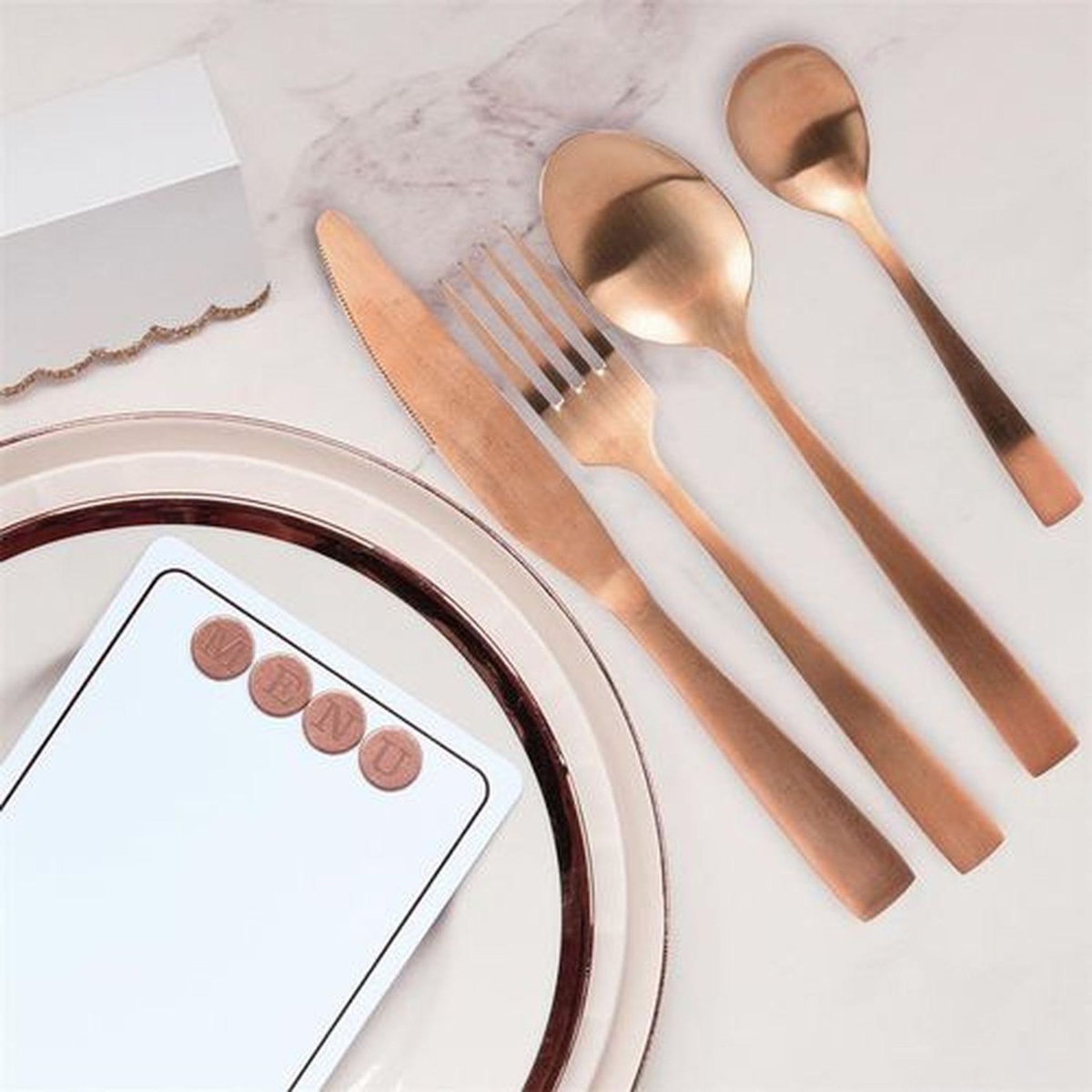Saveur et dégustation Ménagère inox Table Chic - 16 Pièces