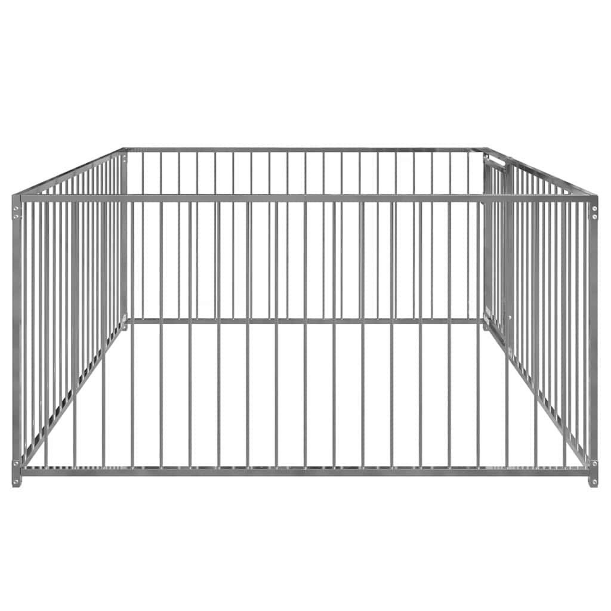 Voir la diapositive 4 : VIDAXL Chenil d'exterieur pour chiens 200 x 200 x 100 cm