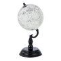 Voir la diapositive 1 : Paris Prix Globe sur Pied en Bois  Terrestre  27cm Noir & Gris
