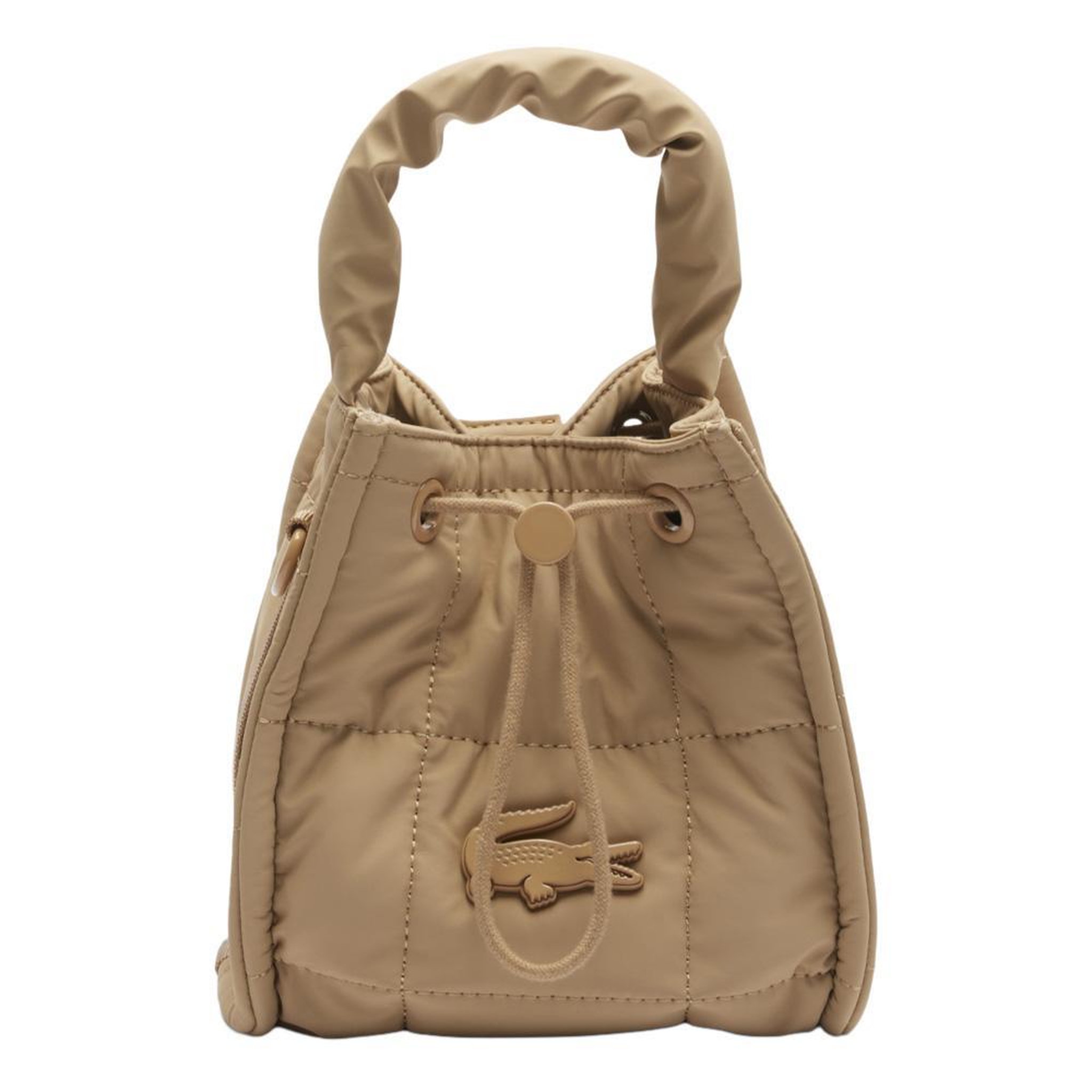 Voir la diapositive 2 : Lacoste Sac à main beige femme lacoste bucket