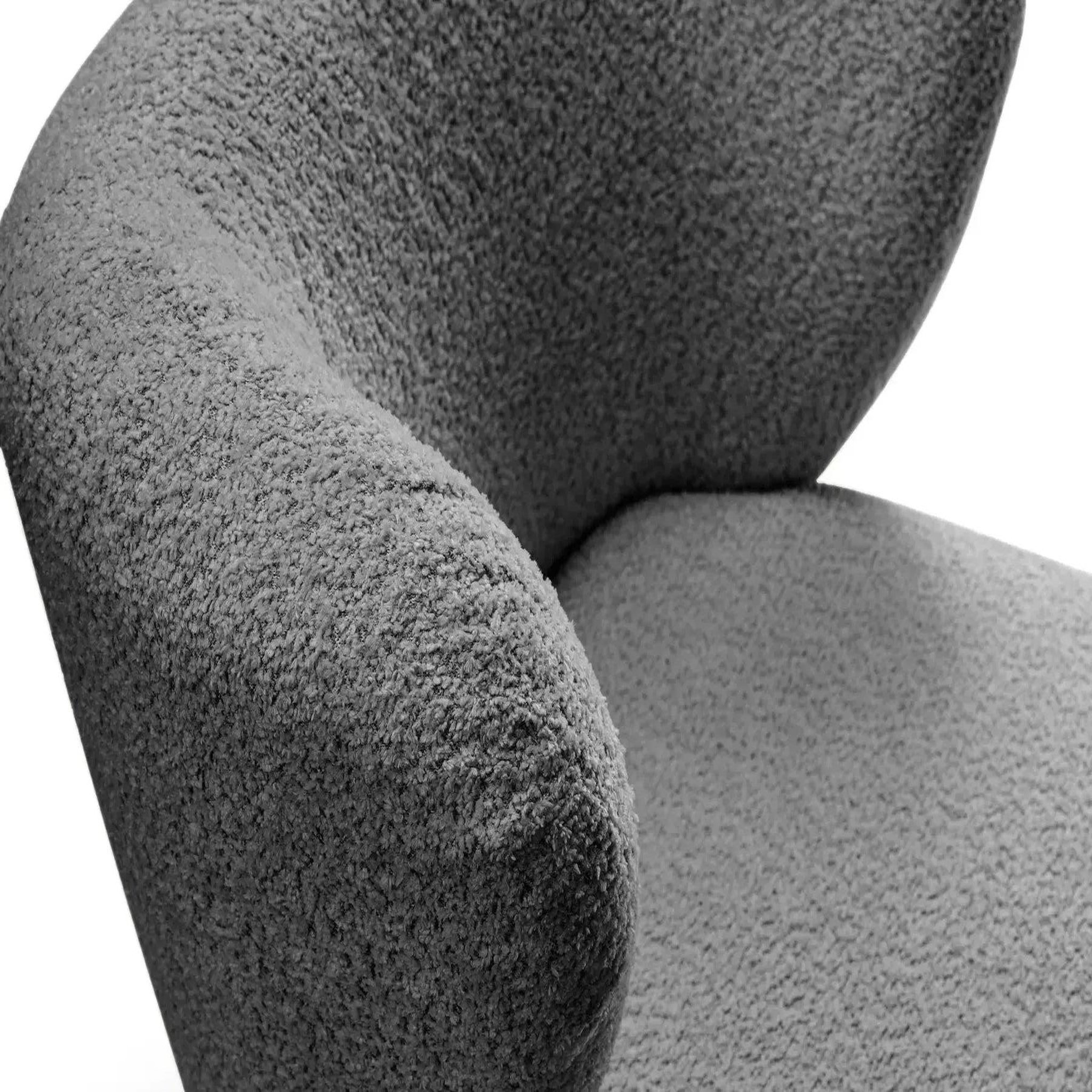 Voir la diapositive 5 : CASANOVA PARIS Capri - fauteuil tissu bouclette