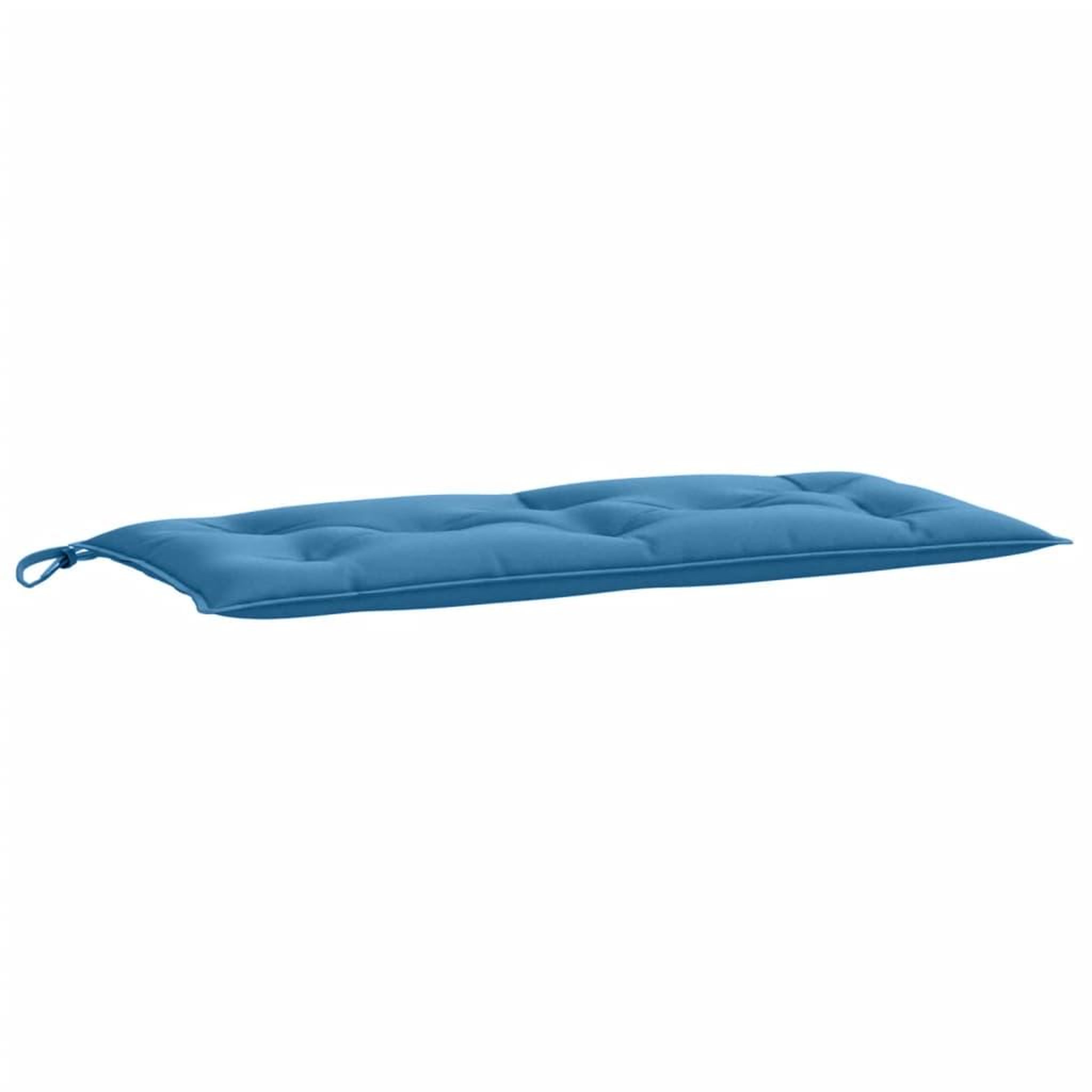 Voir la diapositive 2 : VIDAXL Coussin de banc de jardin bleu melange 100x50x7 cm tissu