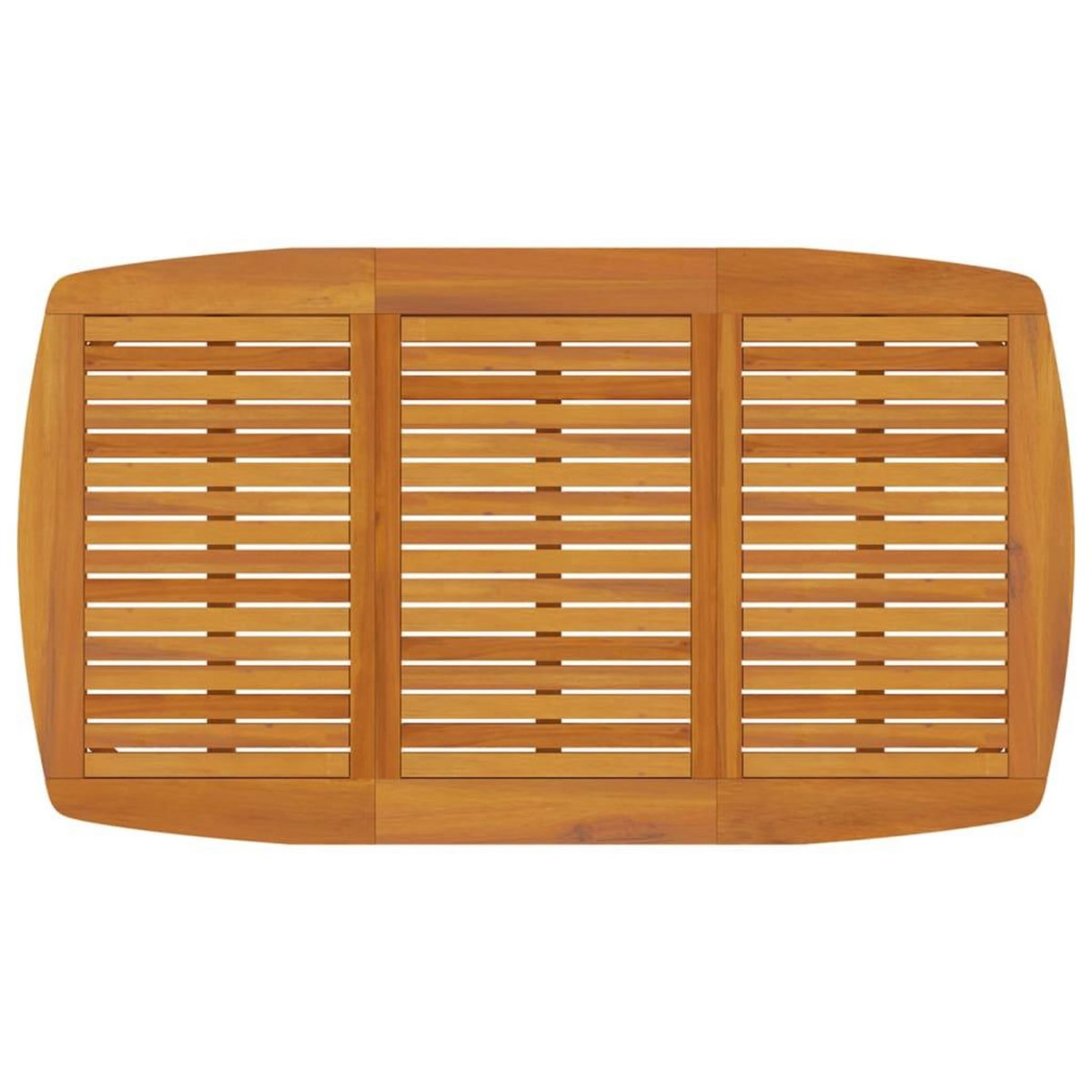 VIDAXL Table de jardin 160x90x75 cm Bois d'acacia solide