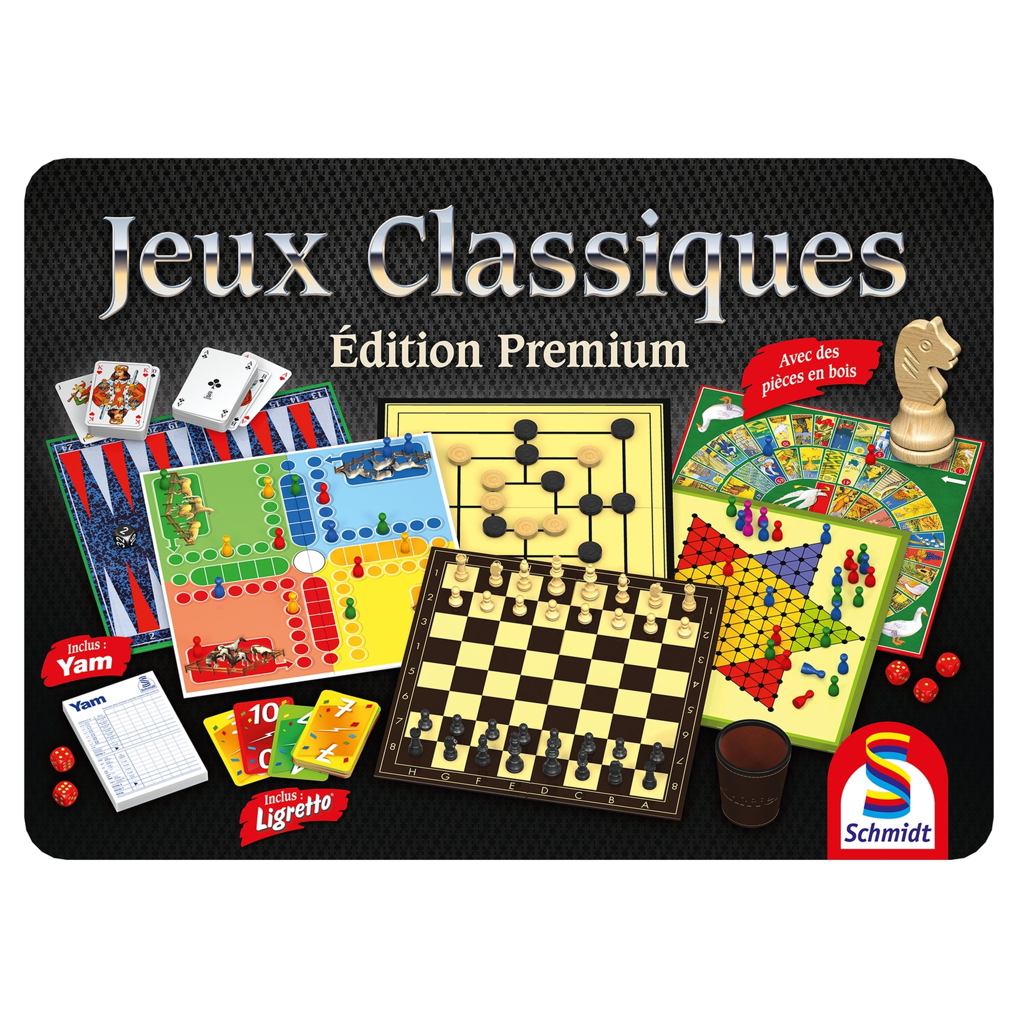 Schmidt Boîte premium les grands jeux classiques