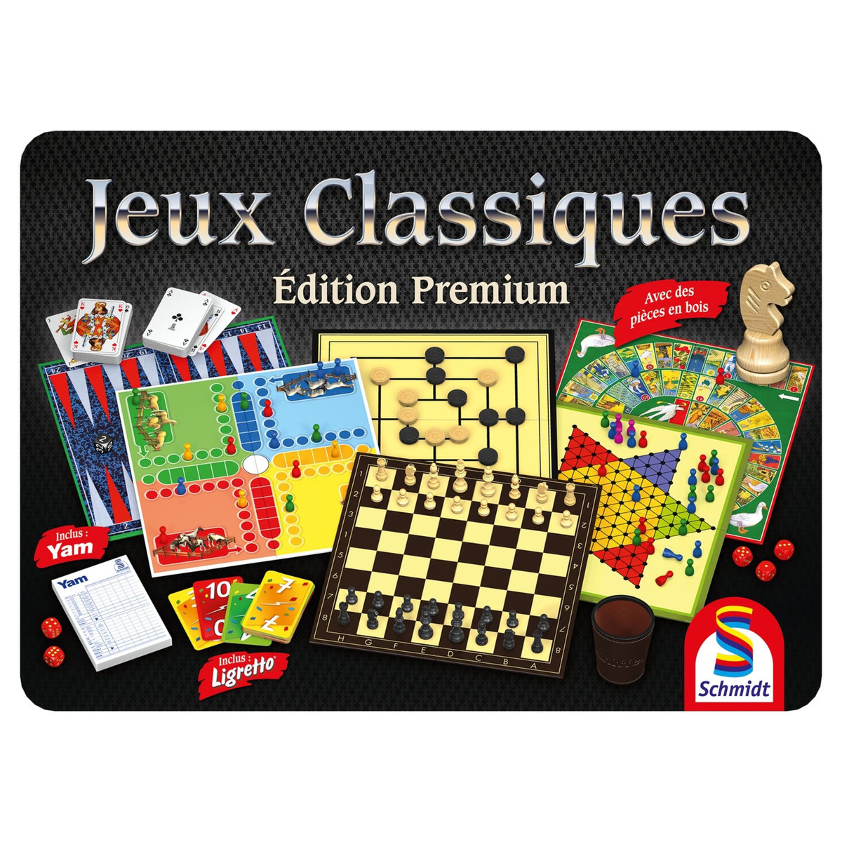 Schmidt Boîte premium les grands jeux classiques