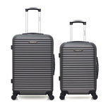 BLUESTAR BLUESTAR - LOT DE 2 - Valises weekend et cabine BRAZILIA. Coloris disponibles : Gris, Beige, Noir