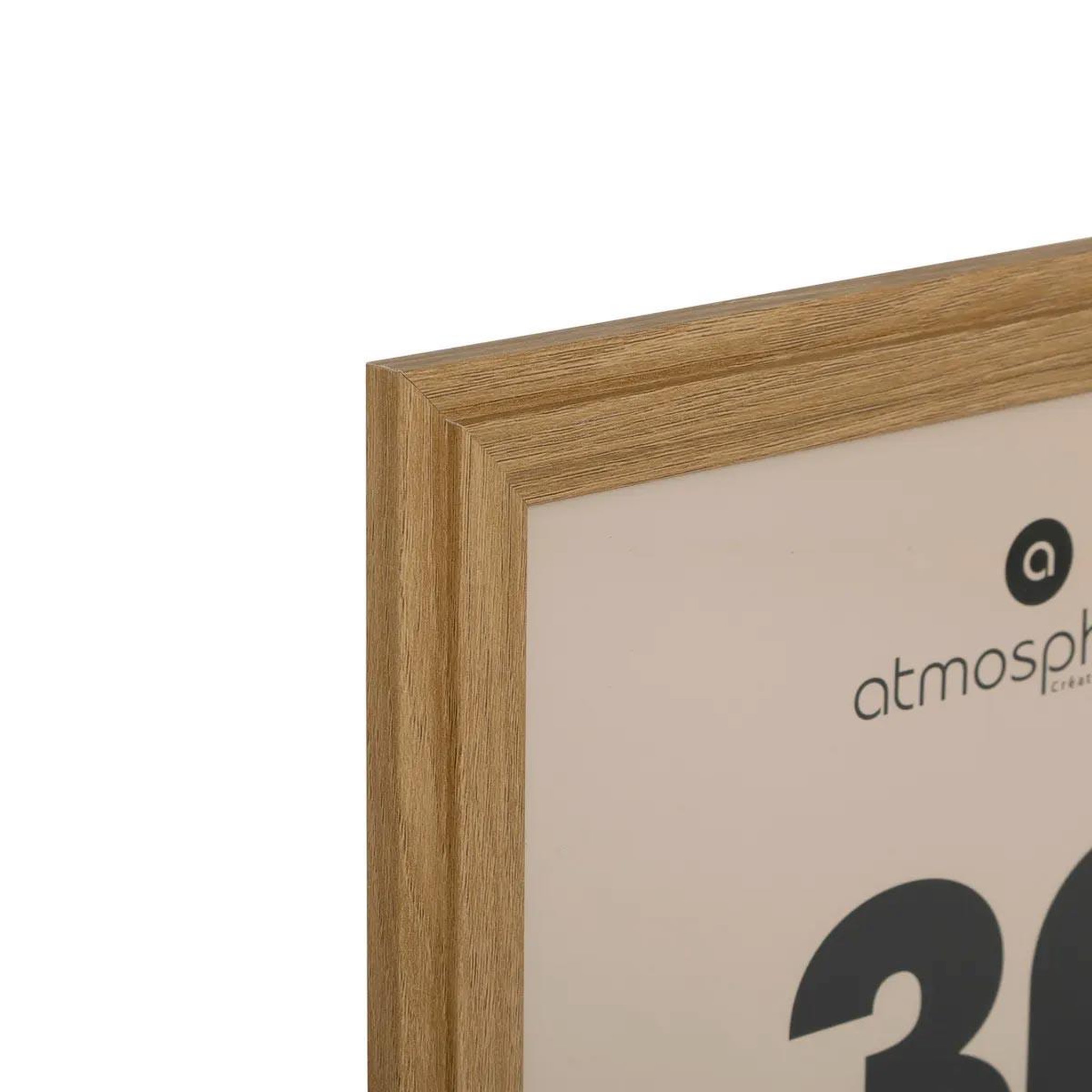 Voir la diapositive 2 : ATMOSPHERA Cadre photo moulure  alix  30x40cm marron