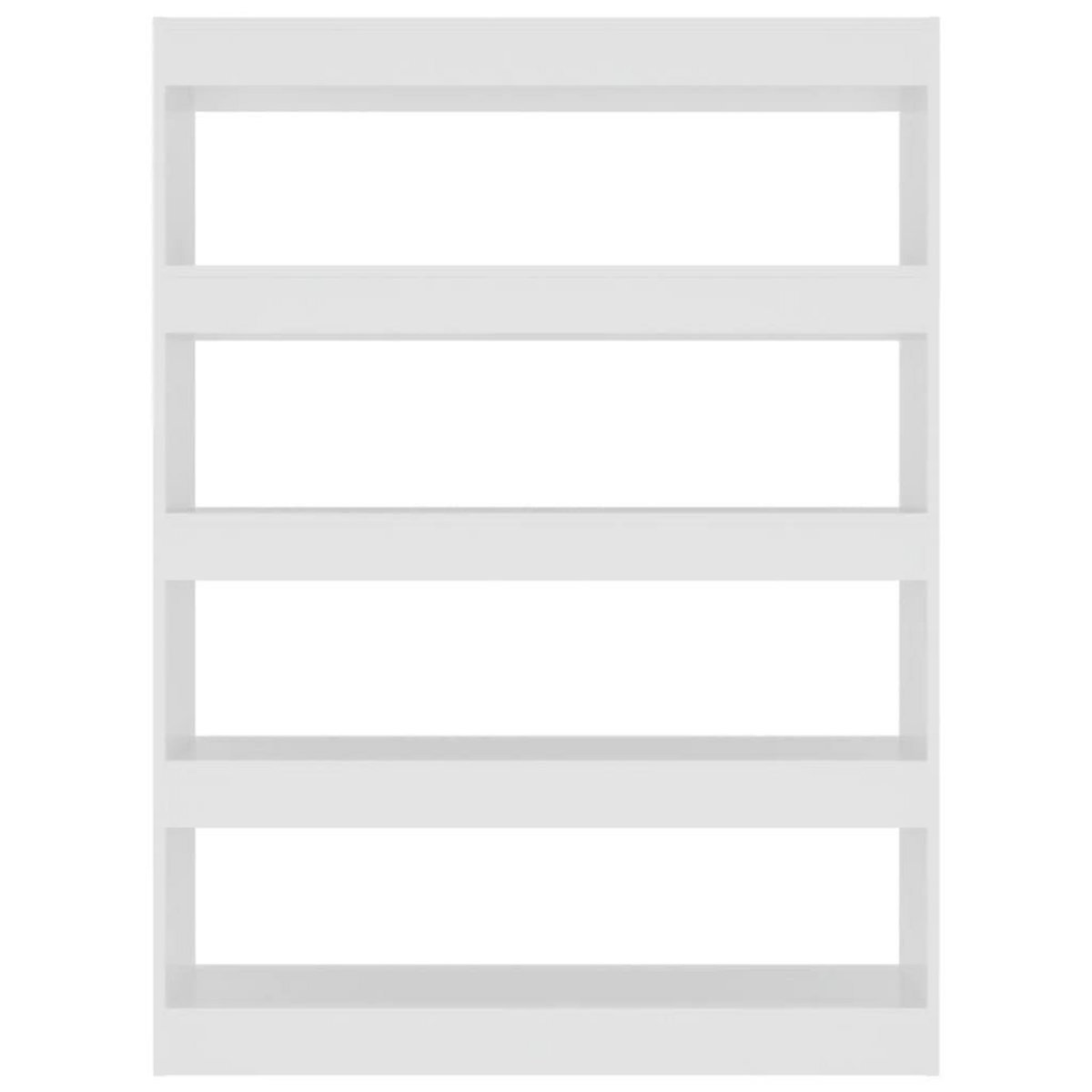 VIDAXL Bibliotheque/Separateur de piece Blanc 100x30x135 cm