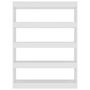 Voir la diapositive 3 : VIDAXL Bibliotheque/Separateur de piece Blanc 100x30x135 cm