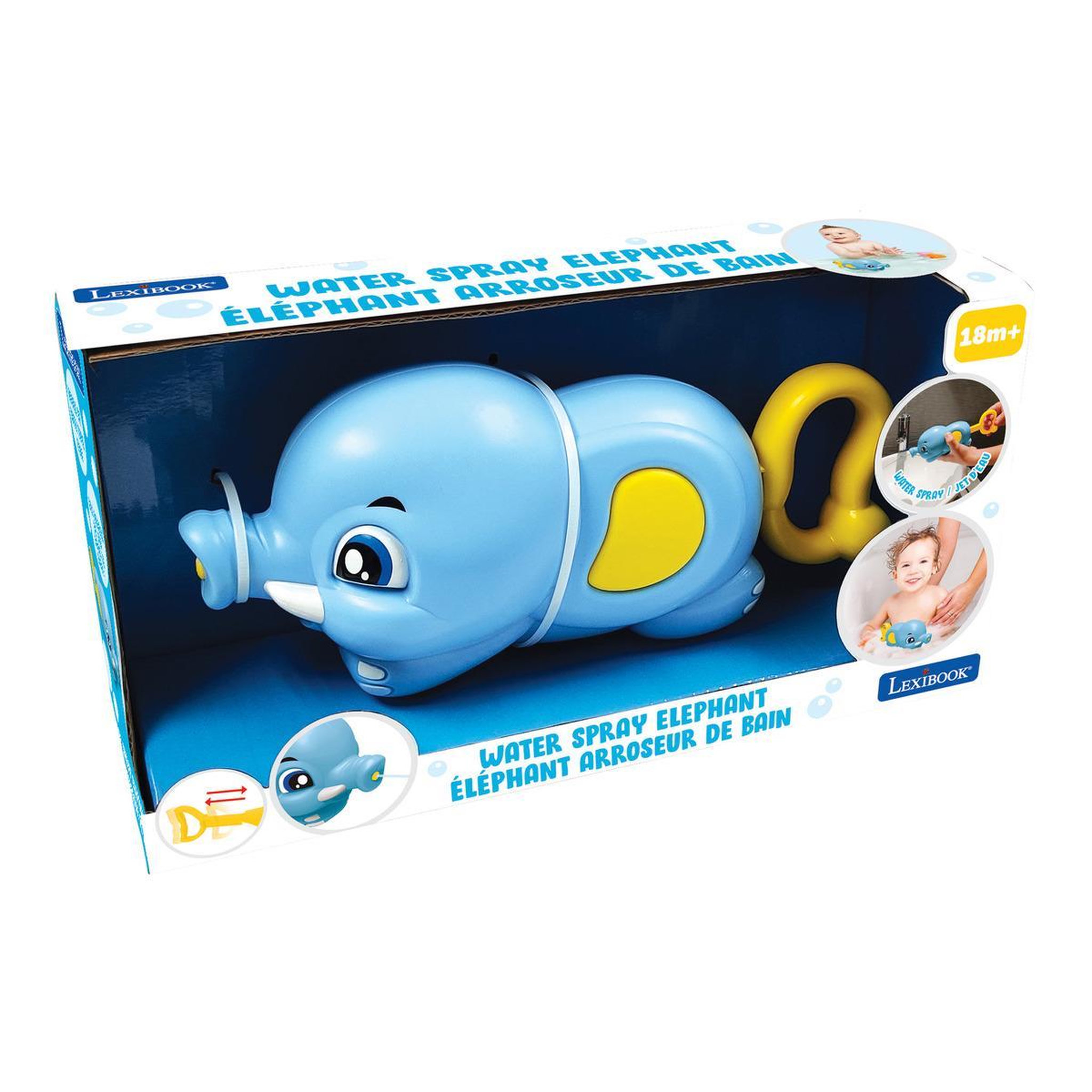 Voir la diapositive 2 : Lexibook Elephant Arroseur jouet de bain