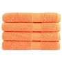 Voir la diapositive 1 : VIDAXL Serviettes de qualité supérieure SOLUND 4 pcs orange 600 g m²
