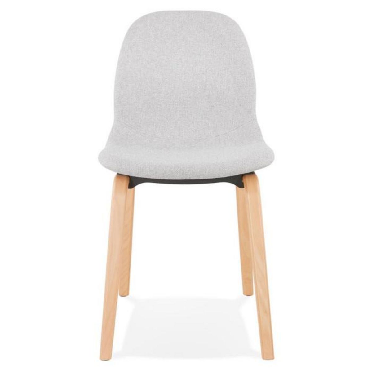 Paris Prix Chaise Design en Tissu  Tikel  81cm Gris & Naturel