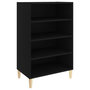 Voir la diapositive 2 : VIDAXL Buffet noir 57x35x90 cm bois d'ingenierie