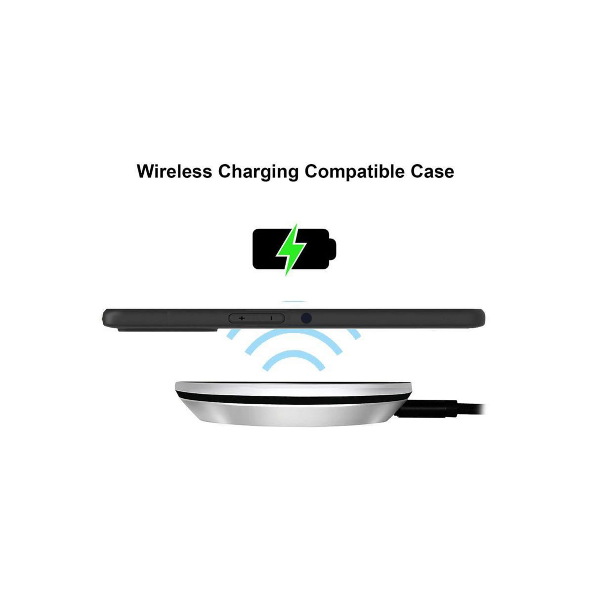 IBROZ Coque Oppo A77 5G Silicone noir