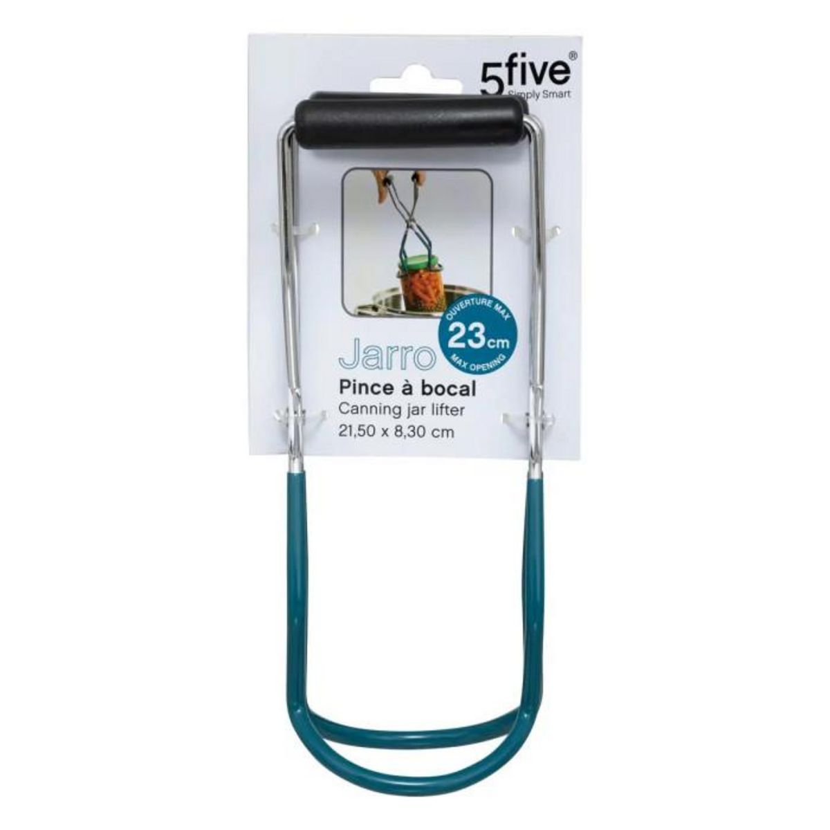 FIVE Pince à Bocal en Métal  Jarro  23cm Bleu