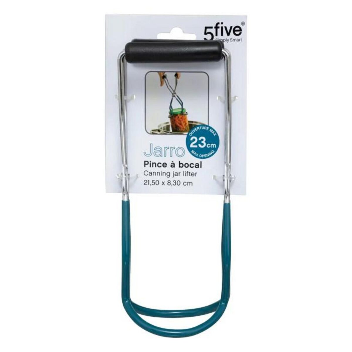 FIVE Pince à Bocal en Métal  Jarro  23cm Bleu