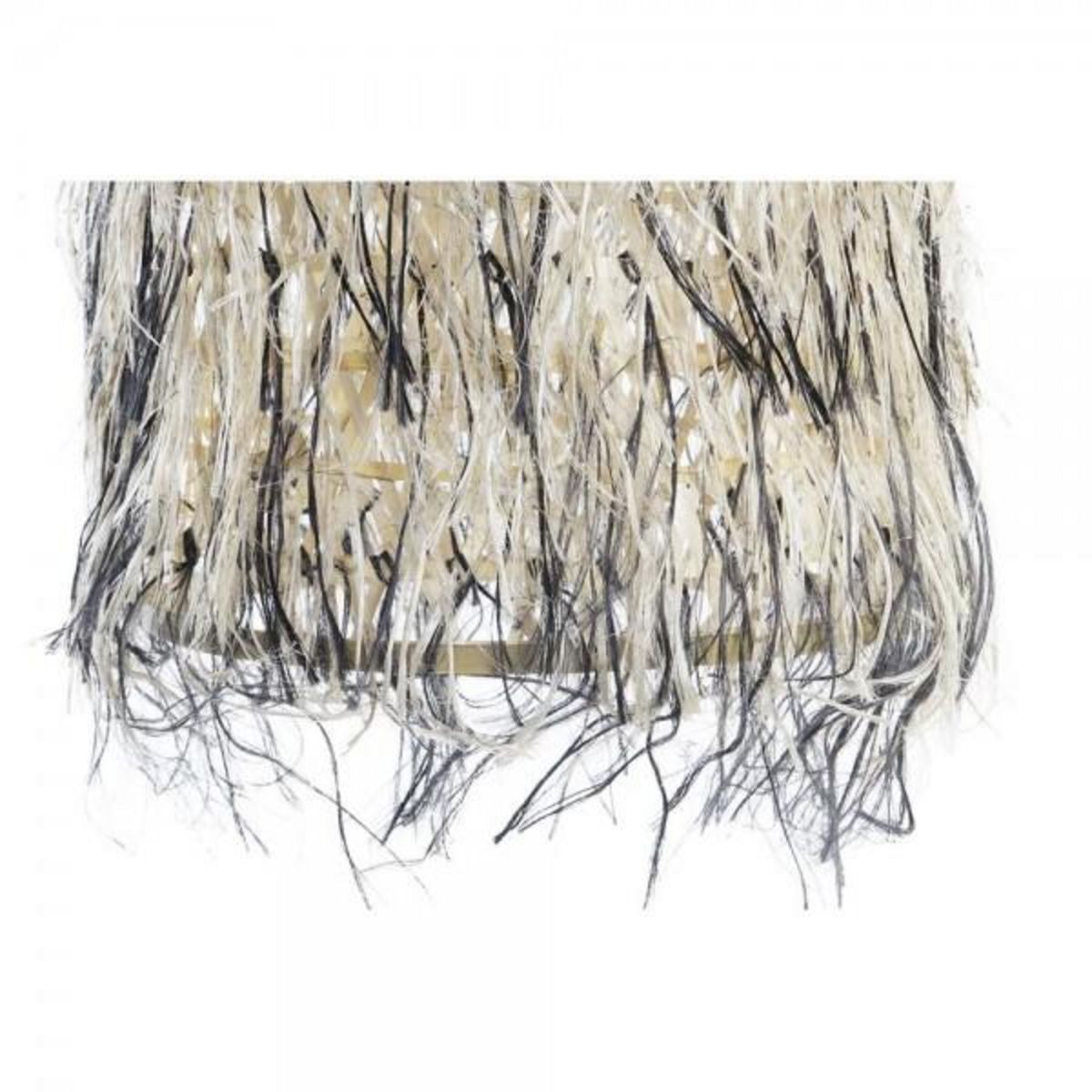 MARKET24 Écran de lampe DKD Home Decor Bambou (34 x 34 x 50 cm)