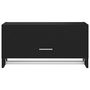 Voir la diapositive 5 : VIDAXL Garde-robe noir 70x32,5x35 cm bois d'ingenierie