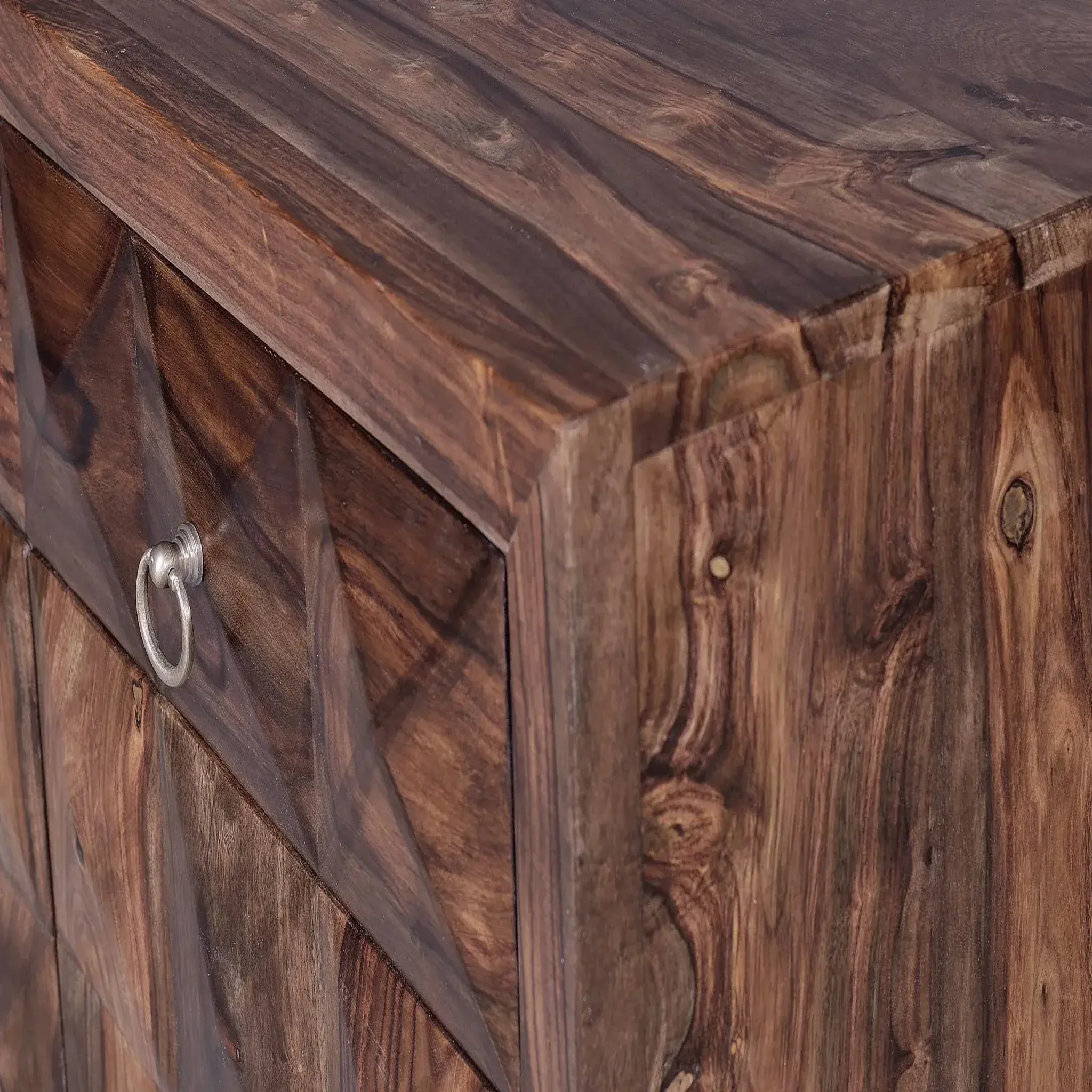 Voir la diapositive 4 : GINER Y COLOMER SL Commode en bois de palissandre 100 cm style contemporain industriel