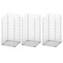 Voir la diapositive 2 : VIDAXL Jeu de panier de gabion 3 pcs Fil galvanise 25x25x50 cm