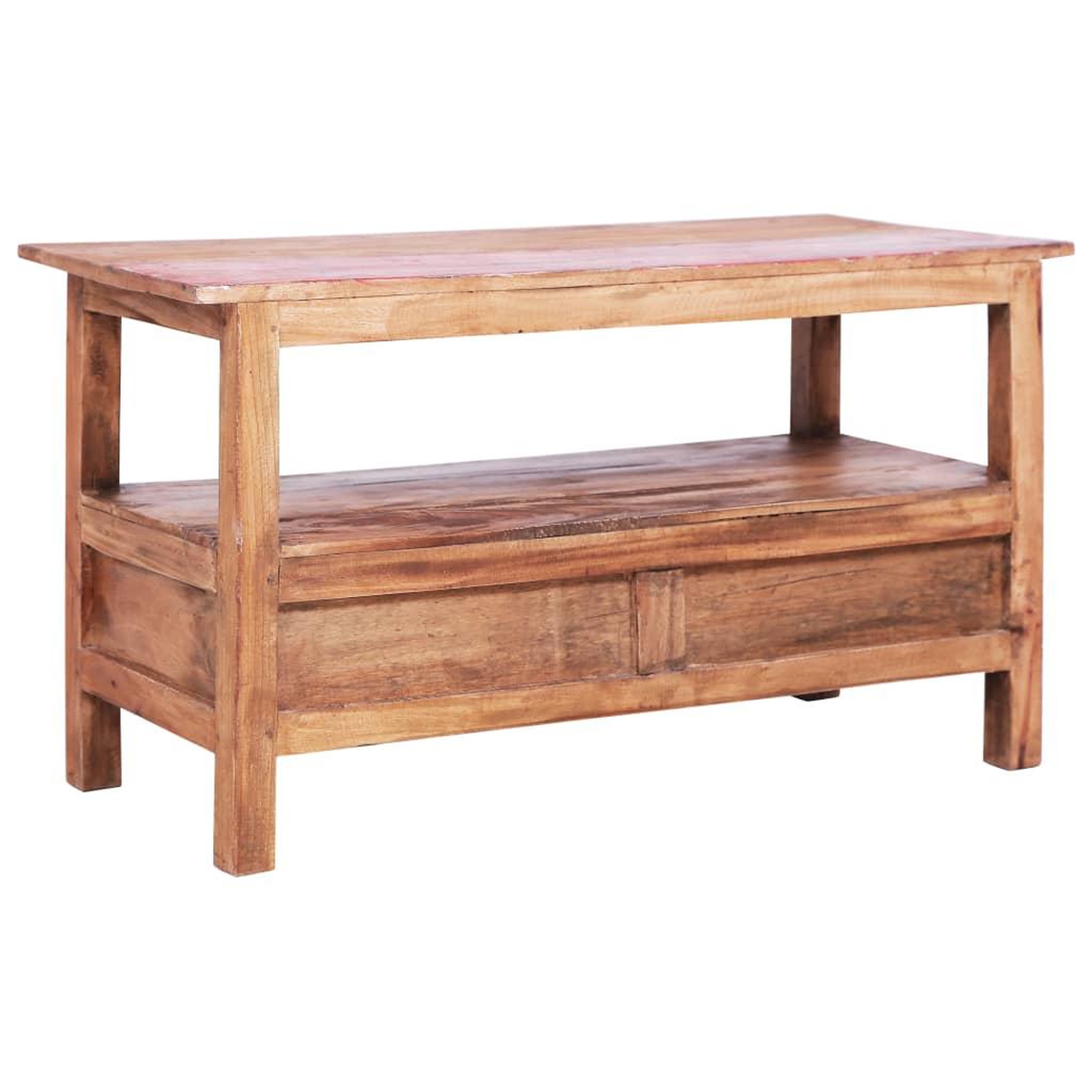 Voir la diapositive 4 : VIDAXL Meuble TV 90x40x50 cm Bois de recuperation massif