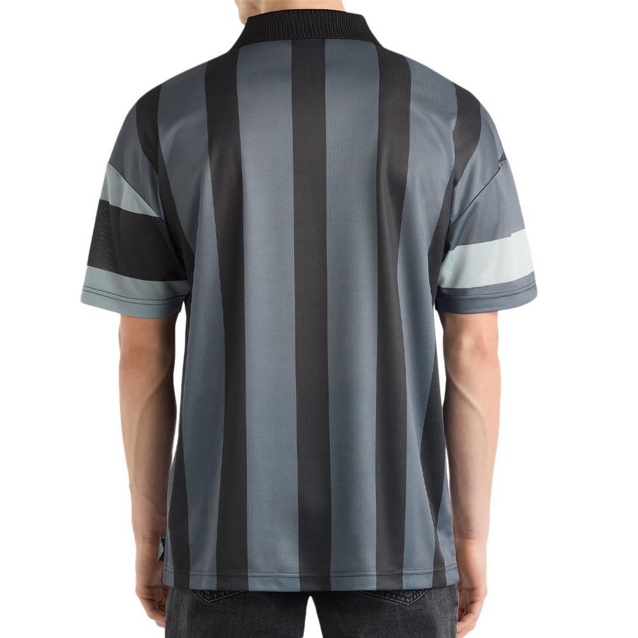 Voir la diapositive 2 : UMBRO Polo Noir/Gris Homme Umbro Mash