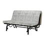 Voir la diapositive 6 : GRUHIER Banquette BZ - Tissu Anthracite - L143 x P97 x H89cm - Joe