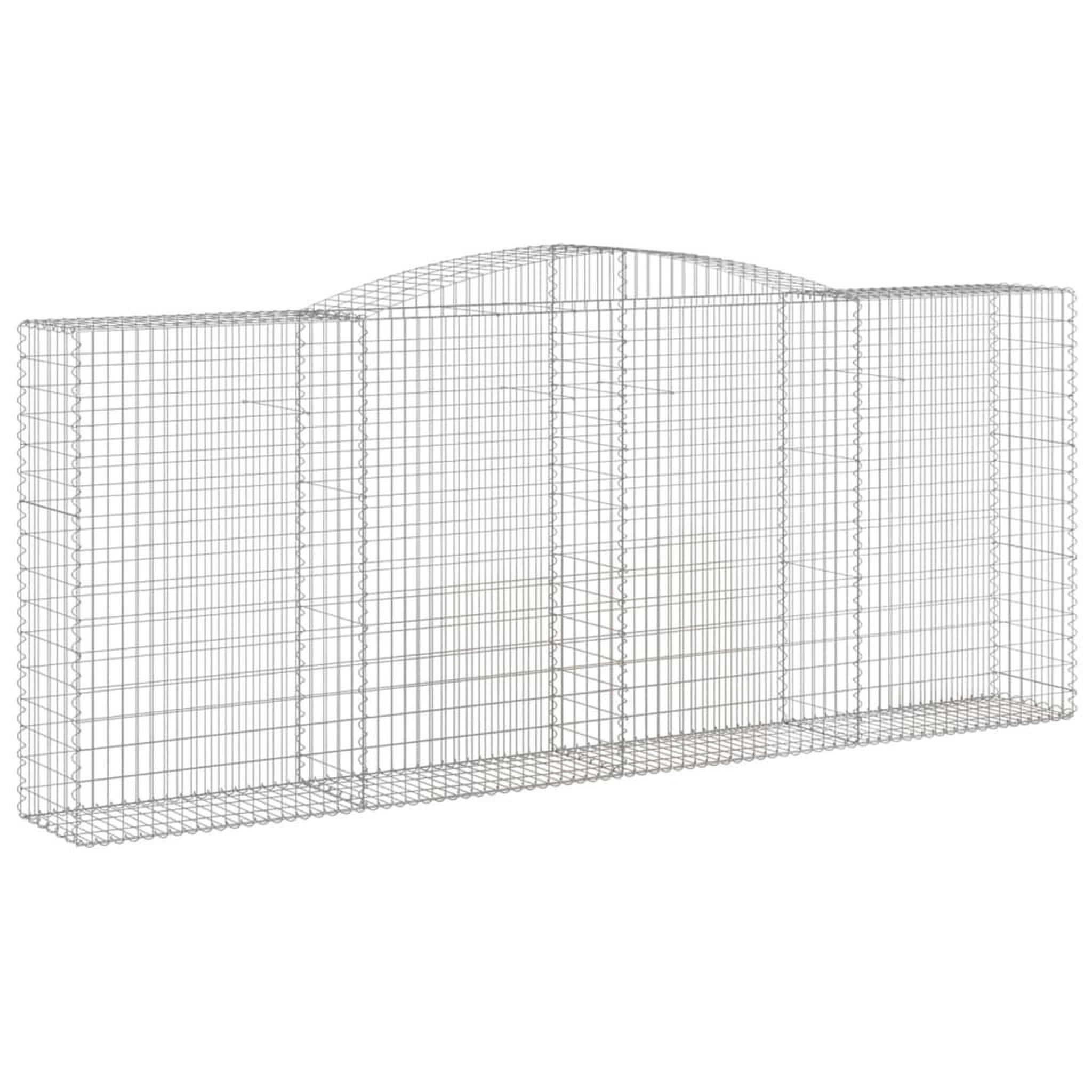 Voir la diapositive 3 : VIDAXL Paniers a gabions arques 25 pcs 400x50x160/180 cm fer galvanise