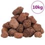 Voir la diapositive 2 : VIDAXL Roches volcaniques 10 kg rouge 3 5 cm