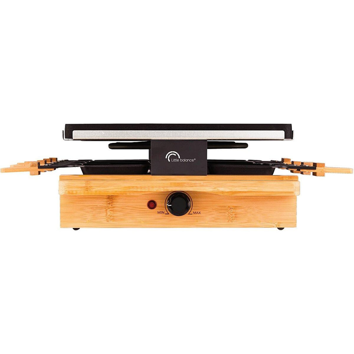LITTLE BALANCE Appareil à raclette 8 personnes 1200w bois - 8501