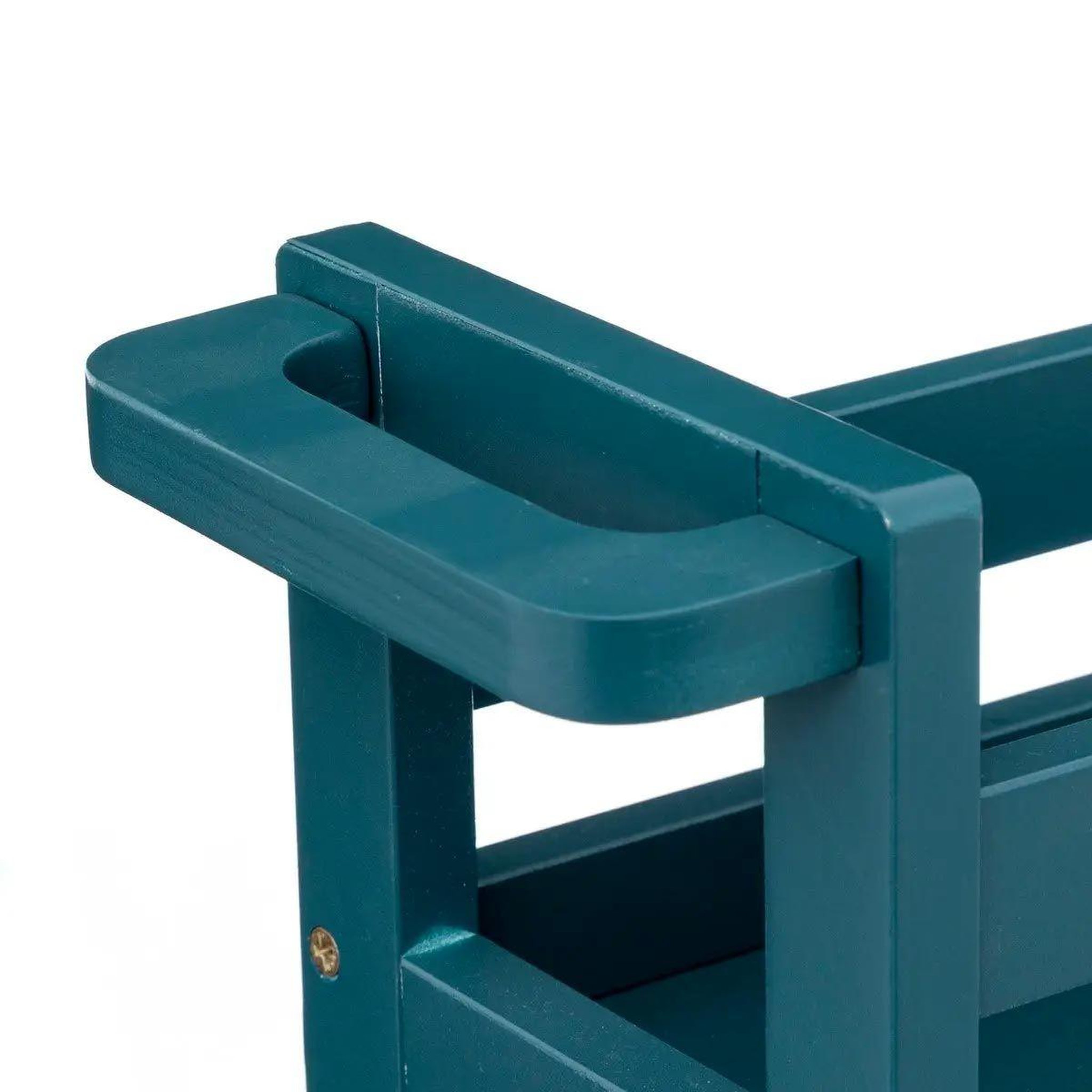 Voir la diapositive 2 : FIVE Desserte Salle de Bain 3 Niveaux  Colorama  75cm Bleu Pétrole