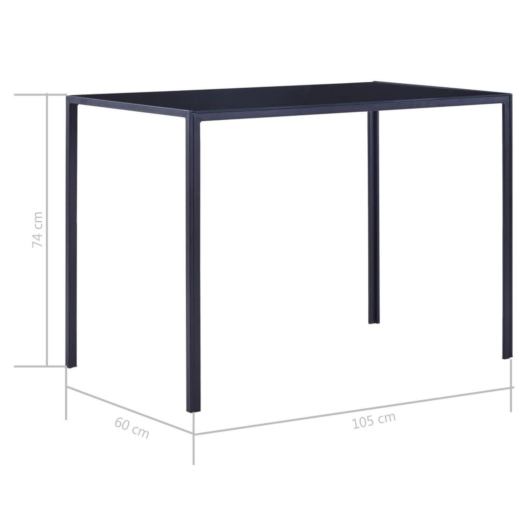 Voir la diapositive 6 : VIDAXL Ensemble de salle a manger 5 pcs Bleu