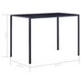 Voir la diapositive 6 : VIDAXL Ensemble de salle a manger 5 pcs Bleu