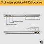 Voir la diapositive 2 : HP Ordinateur portable 15-fc0091nf