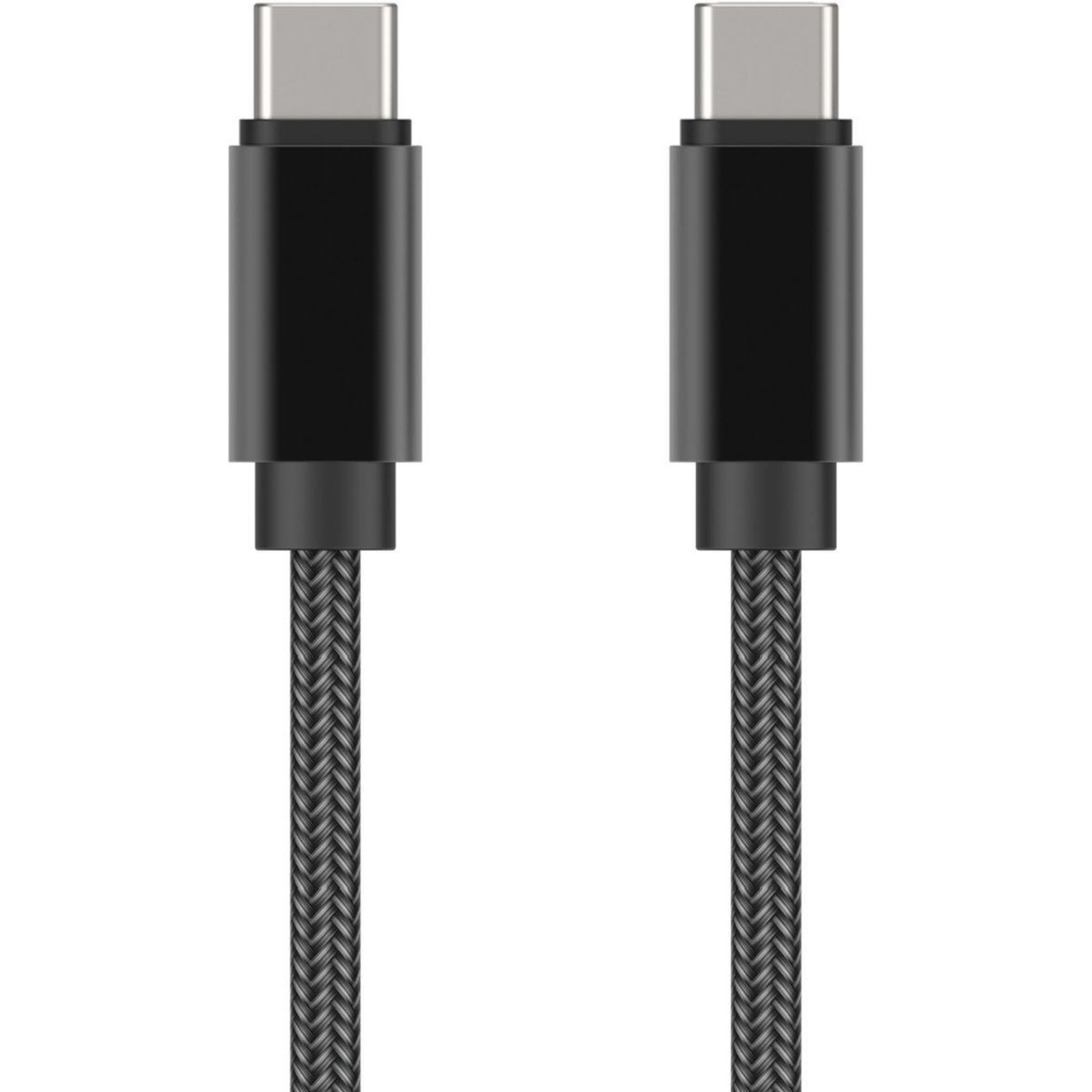 Voir la diapositive 2 : ADEQWAT Câble usb c vers usb-c 2m noir compatible iphone 17 16 15 pro max et samsung galaxy s25 s24 ultra